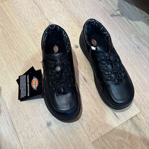 Dickies Men's Black Casual Leather Shoes NWT